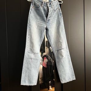 Aritzia Denim Forum Joni High Rise Loose